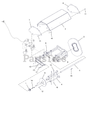 Ariens 926075 - Ariens Hydro 36" Power Brush, Kohler (SN: 000101 & Above)