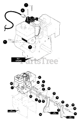 Echo ST-8027 - Echo Snow Thrower Engine, Starter, Pulleys