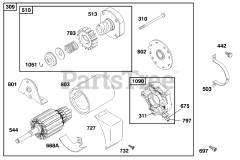 Briggs & Stratton 32K437-0112-01 - Briggs & Stratton Horizontal Engine