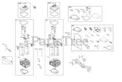 Briggs & Stratton 356447-0702-H7 - Briggs & Stratton Horizontal Engine Cylinder Head Group