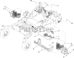 Toro 74921 - Toro 48" Z Master Zero-Turn Mower, Side-Discharge Deck (SN: 290000001 - 290999999) (2009)