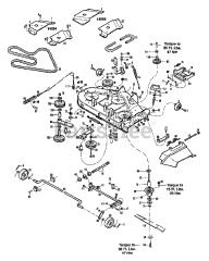 Troy-Bilt 14054 - Troy-Bilt 42" Side-Discharge Mower Deck (SN: 140540100101 & Above)