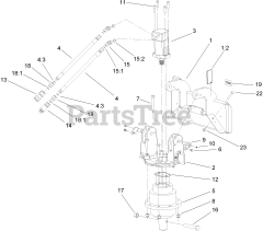 Toro 22802 - Toro Auger Head for Dingo Compact Utility Loader (SN: 240000001 - 240999999) (2004) Auger Head Assembly
