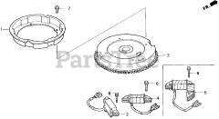 Honda BF30 AY LRSA (BAWS) - Honda Marine Engine, Made in Japan (SN: BAWS-3200001 - BAWS-9999999) FLYWHEEL