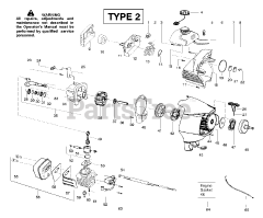 Poulan Pro PPB 300 E - Poulan Pro String Trimmer, Type 2 Engine Assembly Type 2