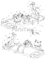Cub Cadet 365 (53CA1B6K100) - Cub Cadet 36" Zero-Turn Mower (2001)