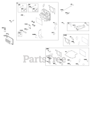 Briggs & Stratton 31R877-0001-B5 - Briggs & Stratton Vertical Engine Cylinder Head Group