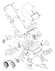 MTD 11A-436A004 - MTD Gold Walk-Behind Mower (2010)
