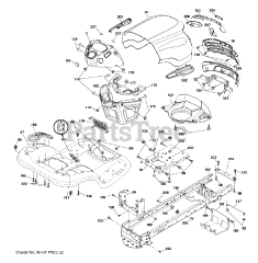 Brands LT 2323 A2 (960410262-00) - Husqvarna Lawn Tractor (2012-01)