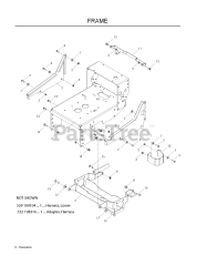 Husqvarna WH 3615 - Husqvarna 36" Walk-Behind Mower (2008-08) FRAME