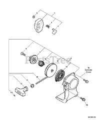 Echo SRM-210 - Echo String Trimmer (SN: 07001001 - 07999999) Starter -- i-30  S/N: 07004398 - 07999999