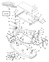 Gravely 889037 - Gravely 60" Deck for Pro-Master 300 Mower (SN: 014000 & Above)