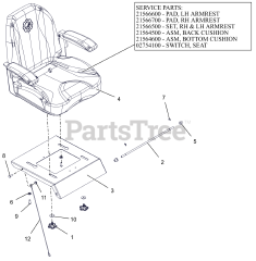Ariens 915220 - Ariens Ikon-X 42" Zero-Turn Mower, 22hp Kohler (SN: 045000 - 074999)