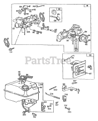 Craftsman 580.327150 (9296-0) - Craftsman 2,400 Watt Portable Generator Carburetor &amp; Tank