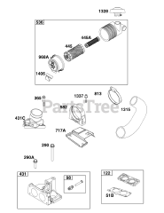 Briggs & Stratton 613477-0242-J1 - Briggs & Stratton Horizontal Engine