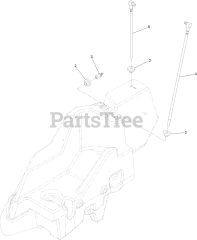 Toro 72028 (7500-D) - Toro 60" Z Master Zero-Turn Mower, Rear-Discharge Deck (SN: 416262337 - 416288793) RH Fuel Tank Assembly No. 142-8638
