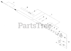 Swisher B 3000 - Swisher Brushcutter Outer Tube, Hanger