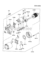 Kawasaki FE290D-CS02 - Kawasaki Engine STARTER