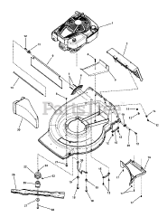 Simplicity SMILSPVH 21875 (7800572) - Simplicity 21" Walk-Behind Mower, 8.75hp