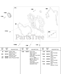 Briggs & Stratton 432447-0376-E2 - Briggs & Stratton Horizontal Engine Gear Housing