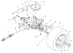 Toro 70183 (13-32) - Toro Rear-Engine Riding Mower (SN: 069000001 - 069999999) (1996)