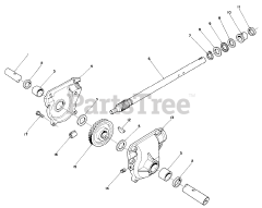 Toro 38520 (724) - Toro 24" Power Shift Snow Thrower (SN: 009000001 - 009999999) (1989)