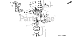 Honda WP30 X ACF6 (WZBF) - Honda Water Pump, Made in Japan (SN: WZBF-1000001 - WZBF-1299999) CARBURETOR