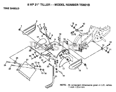 Electrolux/AYP TS 821 B - Electrolux/AYP Tiller