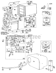 Briggs & Stratton 146402-0755-XX - Briggs & Stratton Horizontal Engine