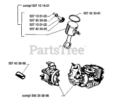Husqvarna 35 - Husqvarna Chainsaw (1990-06) Piston/Cylinder
