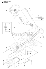 Husqvarna R 16 C AWD (966830301) - Husqvarna Swedish Riding Mower (2009-04) STEERING