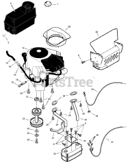 Scotts 465600x31A - Scotts 46" Lawn Tractor (2003) Engine Mount Assembly
