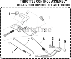 PowerStroke PS 903500 A - PowerStroke 3500 Watt Generator General Assembly - Throttle Control Assembly