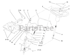 Toro 72045 (265-6) - Toro Lawn & Garden Tractor (SN: 089000001 - 089000399) (1998)