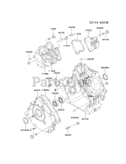 Kawasaki FE250D-BS01 - Kawasaki Engine CYLINDER/CRANKCASE