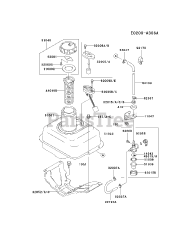 Kawasaki FE120D-AS02 - Kawasaki Engine FUEL-TANK/FUEL-VALVE