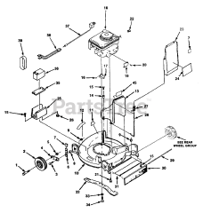 Simplicity 1550 ES (1691729) - Simplicity Walk-Behind Mower