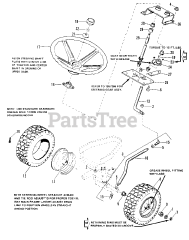 Simplicity 4108 (1690313) - Simplicity 36" Lawn Tractor, 8hp