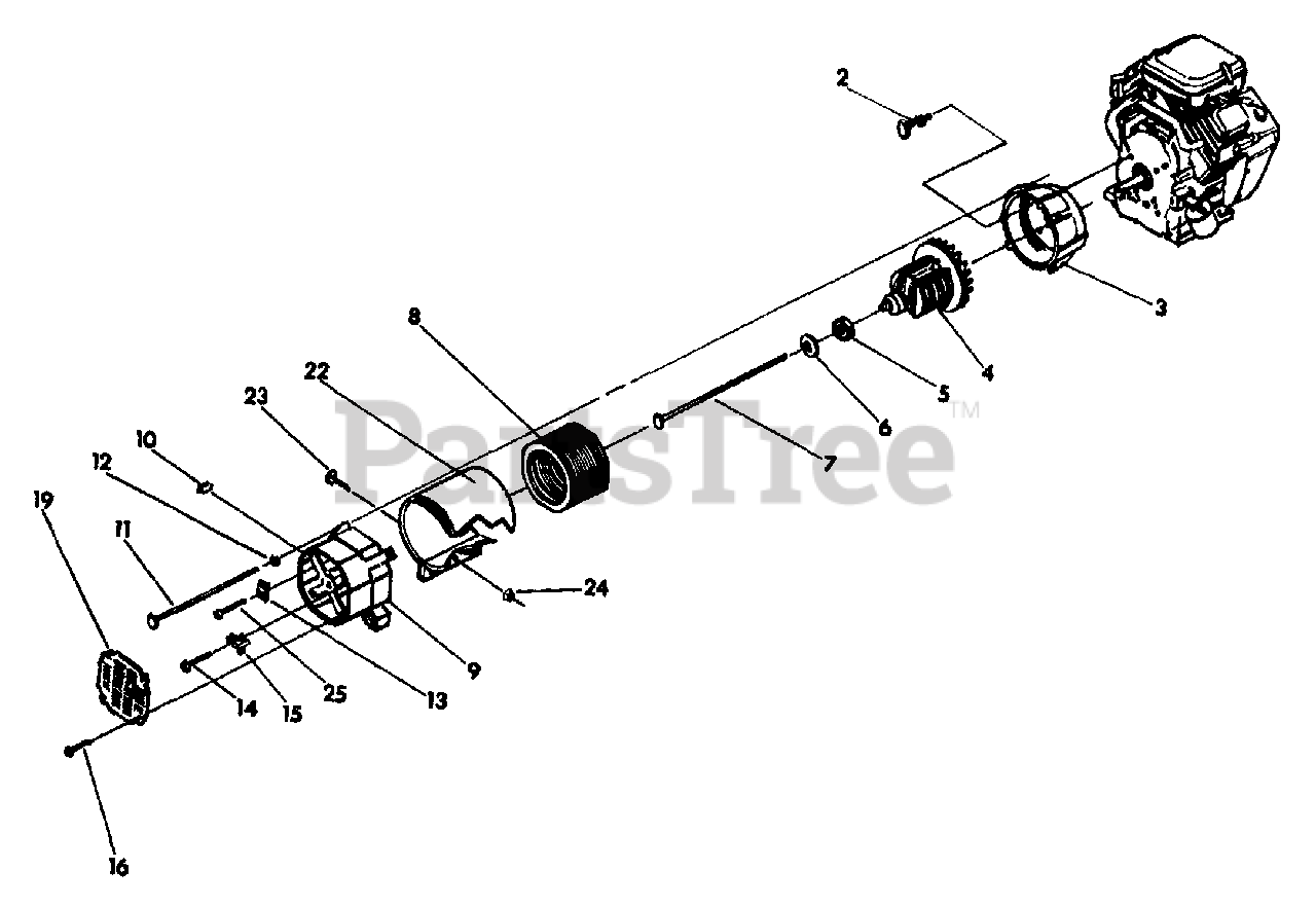 Generac MC8000 (98070) Generac Portable Generator Stator Assembly