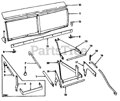 Cub Cadet Accessory - Cub Cadet 42" Push Blade 42" Blade, Frame &amp; Related Parts