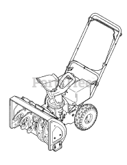 Yard Machines 31A-32AD752 - Yard Machines Snow Thrower (2008) (Walmart)