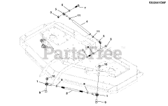 Simplicity 5901336 - Simplicity 72" Mower Deck 72" Mower Deck - Pusher Bars (5302041CMF)