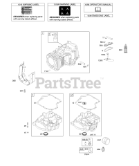 Briggs & Stratton 219907-0110-E1 - Briggs & Stratton Vertical Engine Cylinder, Engine Sump, Lubrication