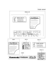 Kawasaki FD620D-AS03 - Kawasaki Engine LABEL