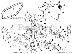 Simplicity 3314 V (990654) - Simplicity Sovereign Garden Tractor