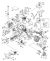 Toro 38052 C (521) - Toro 21" Snow Thrower (SN: 009900001 - 009999999) (1989)