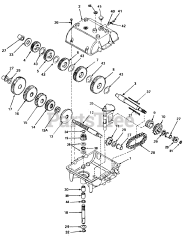 Exmark TTH-14K - Exmark Turf Tracer Walk-Behind Mower, 14hp Kawasaki (SN: 070000 - 079999) (1992) Transmission