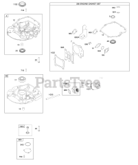 Briggs & Stratton 12Q902-0116-B1 - Briggs & Stratton Vertical Engine Gasket Set-Engine, Sump