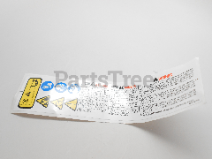 Echo 89016011150 Caution Label