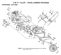 Weed Eater WEH R500 B - Weed Eater Tiller